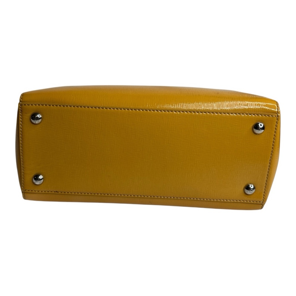 Fendi Yellow Leather 2Jours 2way Crossbody Tote Bag 920FF51 - Picture 7 of 16